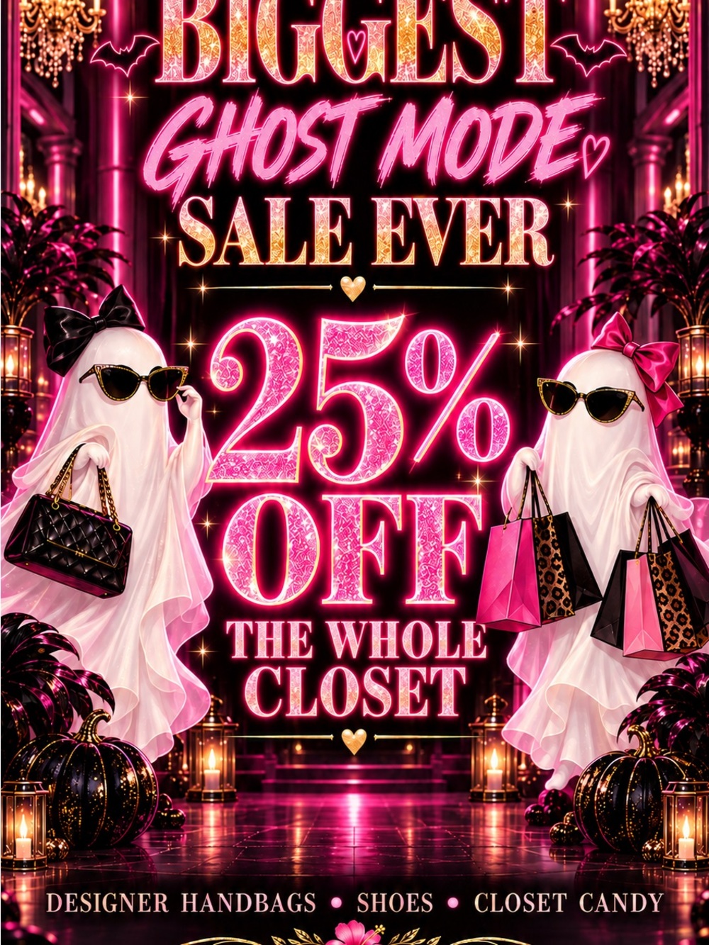👻 BIGGEST GHOST MODE SALE EVER | 25% OFF MY WHOLE CLOSET 🌺